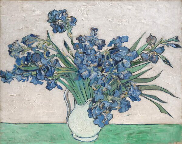 Gogh, Vincent van - Reprodukcija umjetnosti Irises, 1890, (40 x 30 cm)