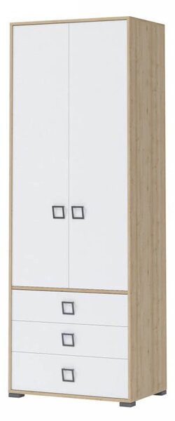 2-DJELNI GARDEROBNI ORMAR S LADICAMA KIKI 236 cm (VIŠE BOJA)
