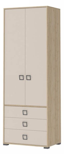 2-DJELNI GARDEROBNI ORMAR S LADICAMA KIKI 236 cm (VIŠE BOJA)