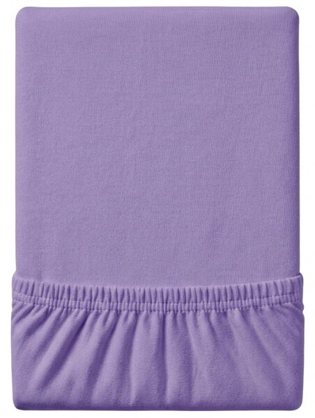 Jersey plahta EXCLUSIVE svijetlo ljubičasta 90 x 200 cm