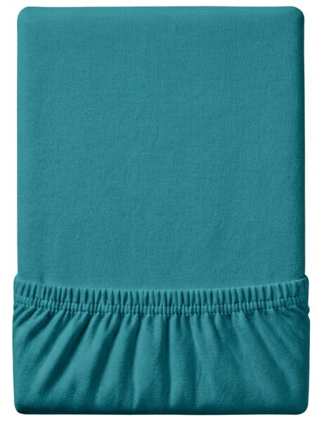 Jersey plahta tirkiz 160 x 200 cm