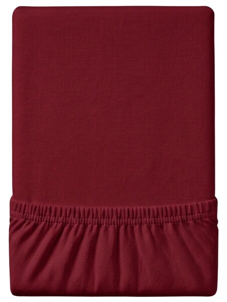 Jersey plahta bordo 160 x 200 cm