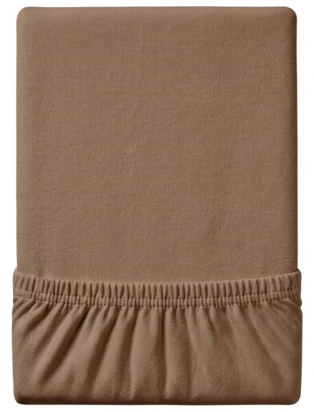 Jersey plahta EXCLUSIVE smeđa 90 x 200 cm