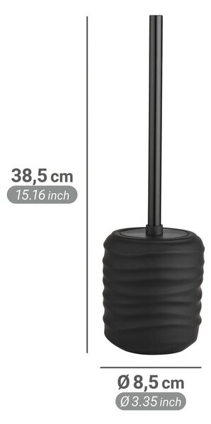 Crna keramička WC četka Illana – Wenko