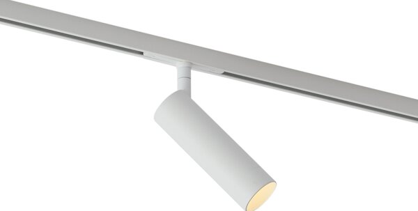 Moderna bijela reflektorska svjetiljka za 1-fazni sustav tračnica GU10 35 mm - Slimline Uzzy