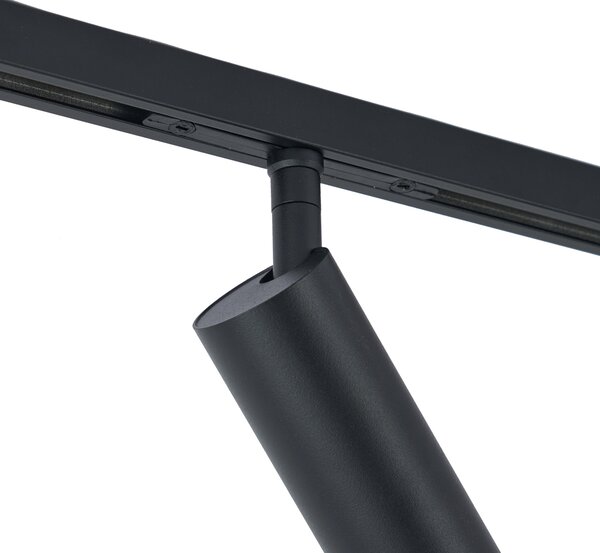 Moderni reflektor crni za 1-fazni sustav tračnica GU10 35mm - Slimline Uzzy