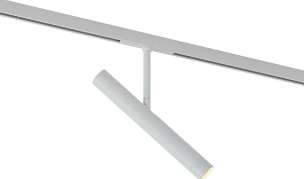 Moderna bijela reflektorska svjetiljka za 1-fazni sustav tračnica - Slimline Avery