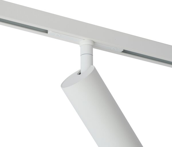 Moderna bijela reflektorska svjetiljka za 1-fazni sustav tračnica GU10 35 mm - Slimline Uzzy