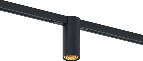 Moderni reflektor crni za sustav tračnica 1-fazni GU10 35mm - Slimline Nubee Honey