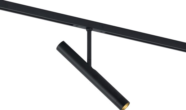 Moderni reflektor crni za 1-fazni sustav tračnica - Slimline Avery
