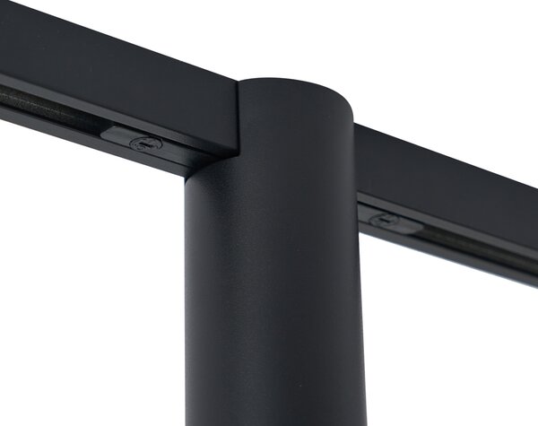 Moderni reflektor crni za sustav tračnica 1-fazni GU10 35mm - Slimline Nubee Honey