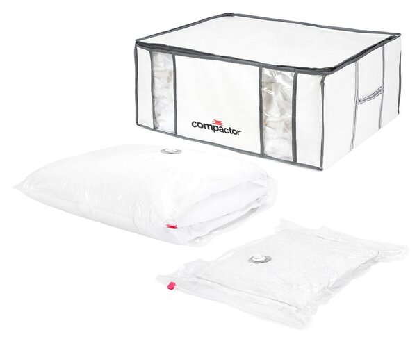 Vakuumska/ojačana tekstilna kutija za pohranu odjeće 65x45x26,5 cm Life – Compactor