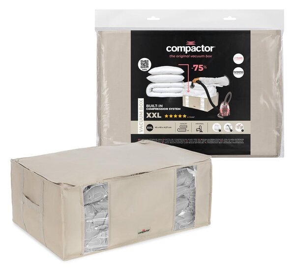Vakuumska tekstilna kutija za pohranu odjeće 65x50x27 cm Life – Compactor