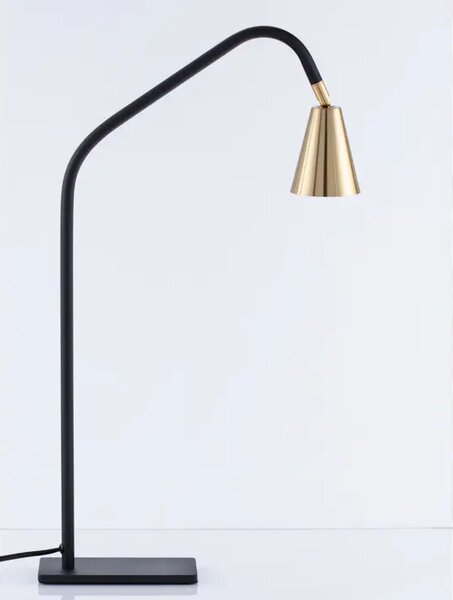 GEKO STOLNA LAMPA GU10 IP20/CRNA & ZLATNA NL9010222