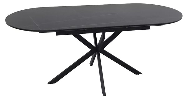 Blagovaonski stol Gamison Ceramic 140 (crna) (za 6 do 8 osoba)