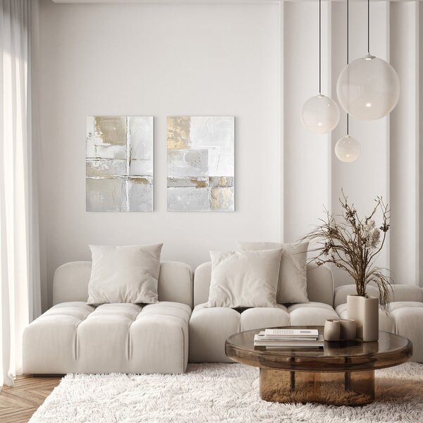 Slike s ručno oslikanim elementima u setu od 2 kom 50x70 cm Jedro – Styler