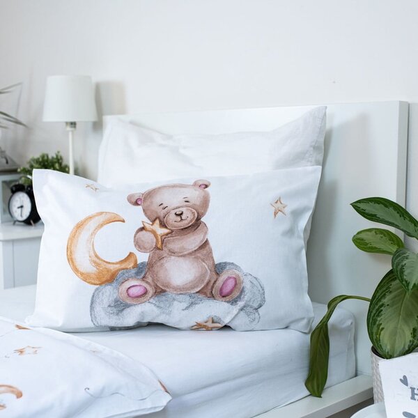 Pamučna dječja posteljina za dječji krevetić 100x135 cm Medvídek "Cute" – Jerry Fabrics