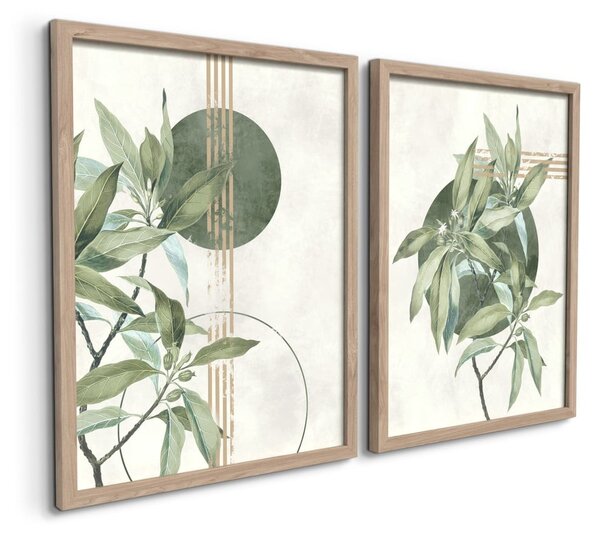 Slike u setu 2 kom 30x40 cm Green – Styler