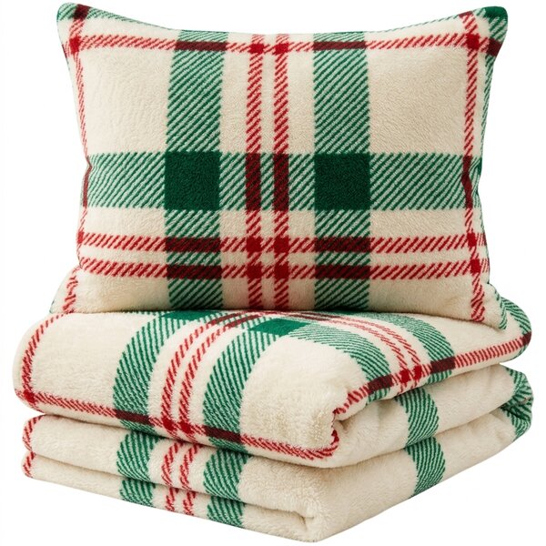 Posteljina mikropliš WINTER PLAID u boji Dimenzije posteljine: 70 x 90 cm | 140 x 200 cm