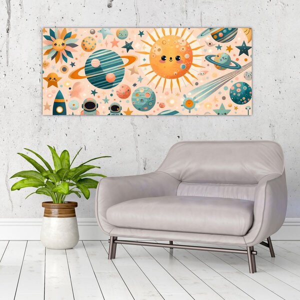 Slika - Dijelovi svemira (120x50 cm)