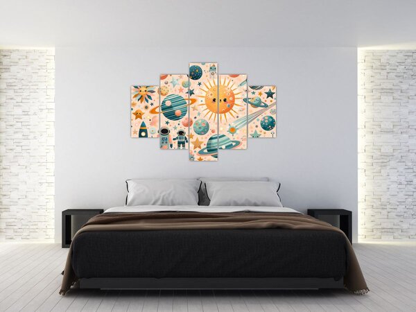 Slika - Dijelovi svemira (150x105 cm)