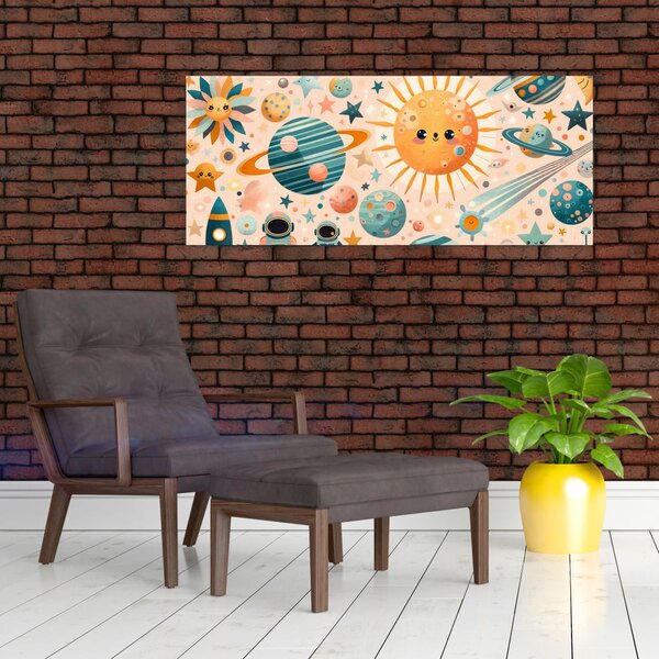 Slika - Dijelovi svemira (120x50 cm)