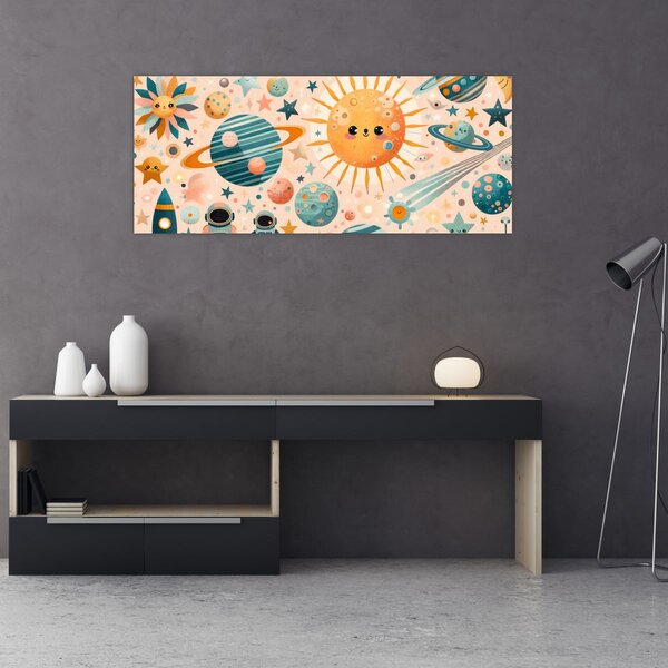 Slika - Dijelovi svemira (120x50 cm)