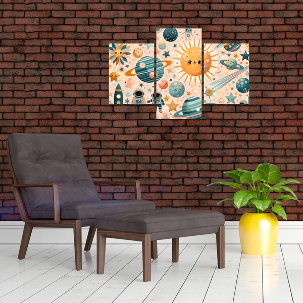 Slika - Dijelovi svemira (90x60 cm)