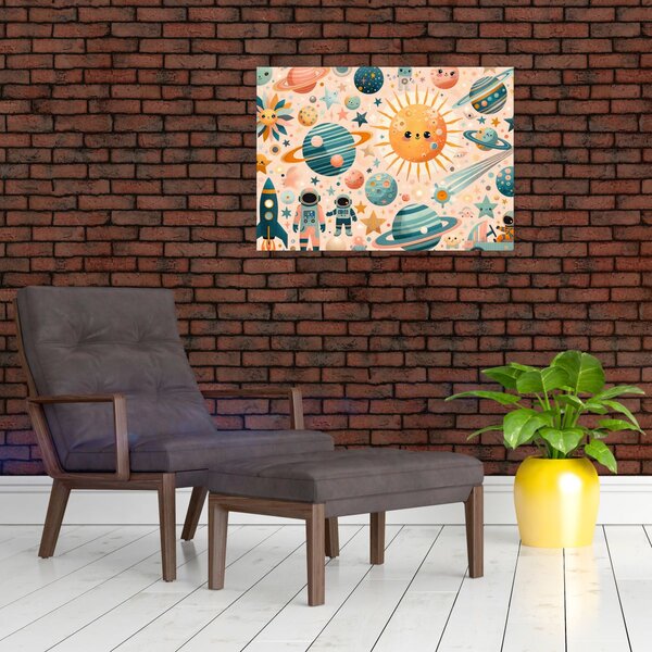 Slika - Dijelovi svemira (70x50 cm)
