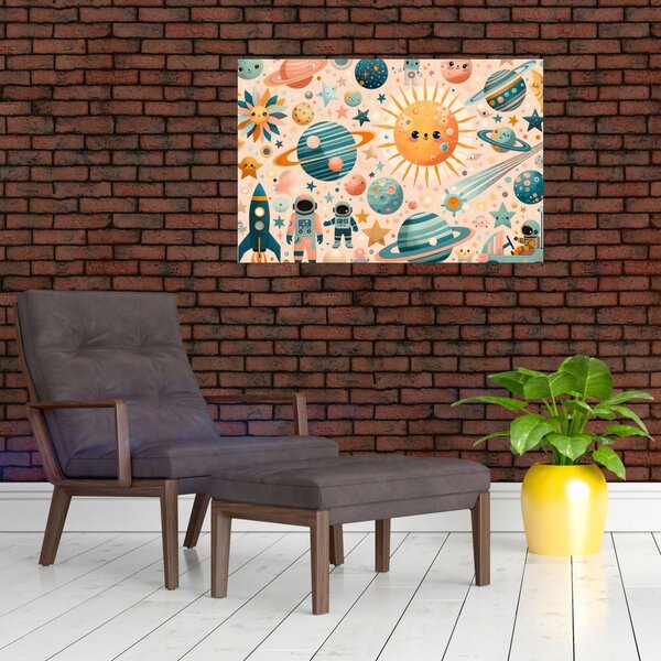 Slika - Dijelovi svemira (90x60 cm)