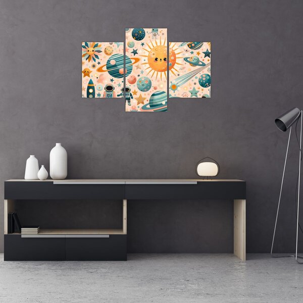 Slika - Dijelovi svemira (90x60 cm)