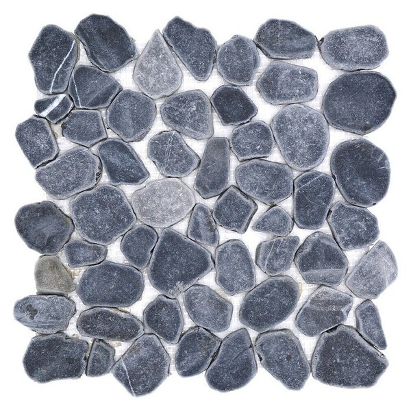 Mozaik pločica Kiesel XKS 402 (31,5 x 31,5 cm, Crne boje, Mat)