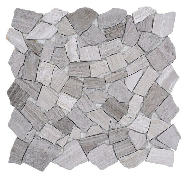 Mozaik pločica Uni CIOT 30/2012 (30,5 x 32,2 cm, Sive boje, Mat)
