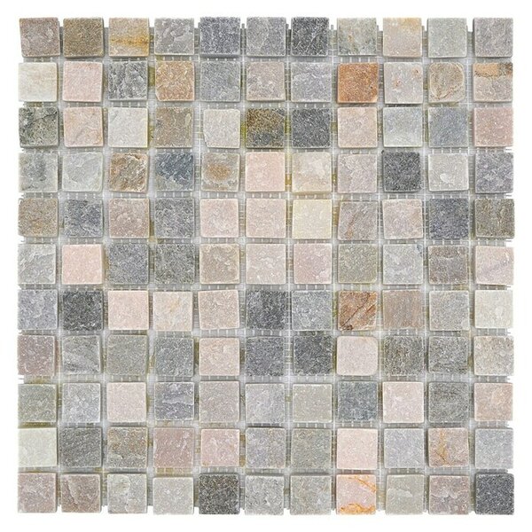 Mozaik pločica Quadrat XQM 10XS (30,5 x 30,5 cm, Bež-sive boje, Mat)