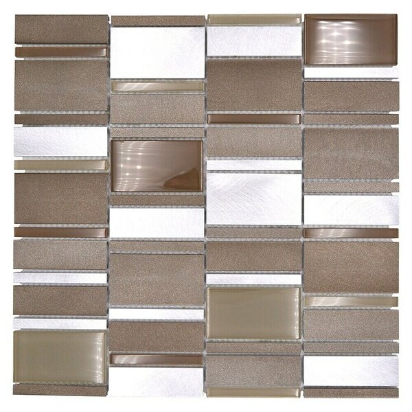 Mozaik pločica Crystal Mix XAM A811 (30,1 x 30,1 cm, Bež boje, Mat)