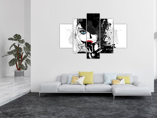 Slika - Tajanstvena žena (150x105 cm)