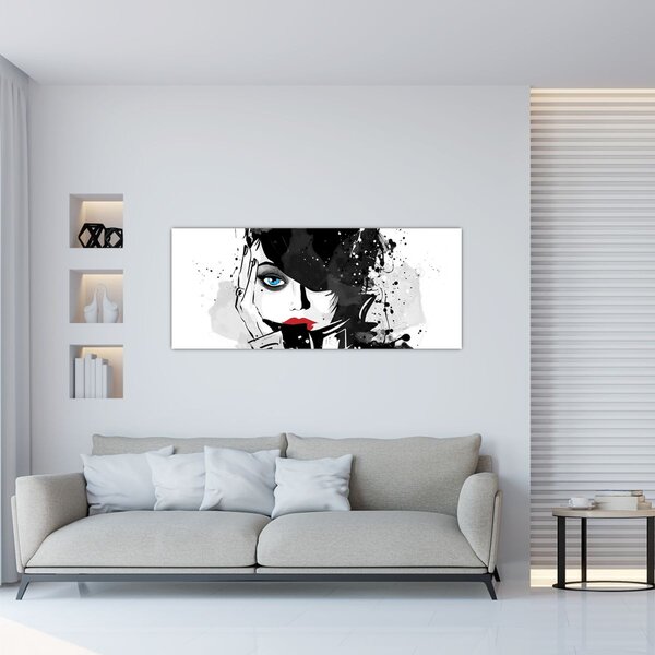 Slika - Tajanstvena žena (120x50 cm)