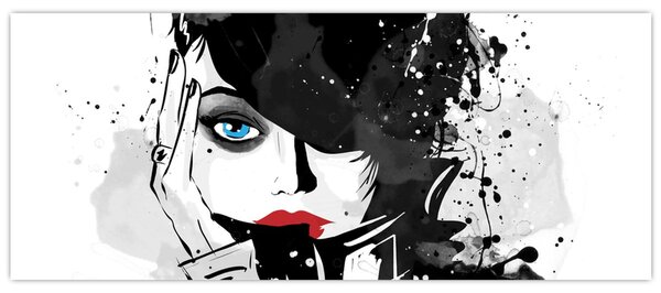 Slika - Tajanstvena žena (120x50 cm)