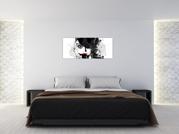 Slika - Tajanstvena žena (120x50 cm)