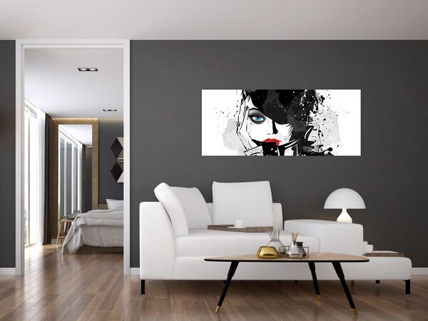 Slika - Tajanstvena žena (120x50 cm)