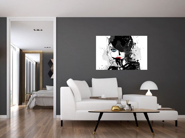 Slika - Tajanstvena žena (90x60 cm)