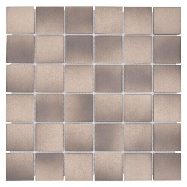Mozaik pločica Quadrat Mix CD 215 (30,6 x 30,6 cm, Smeđa-bež, Mat)