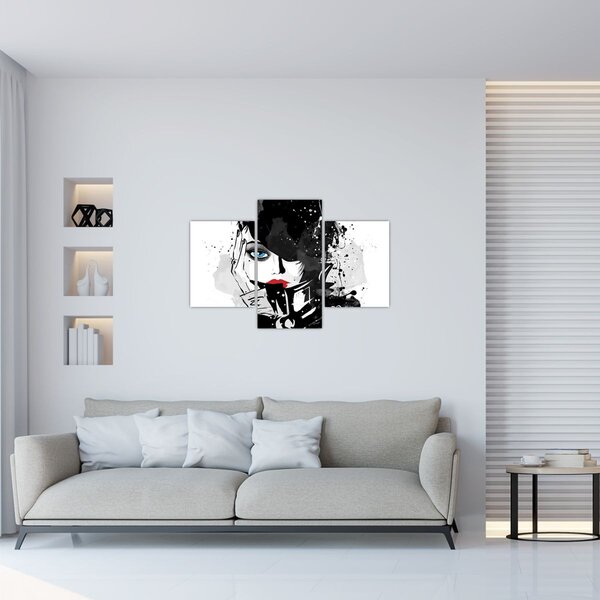 Slika - Tajanstvena žena (90x60 cm)
