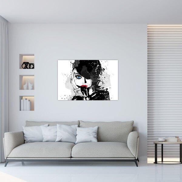 Slika - Tajanstvena žena (90x60 cm)