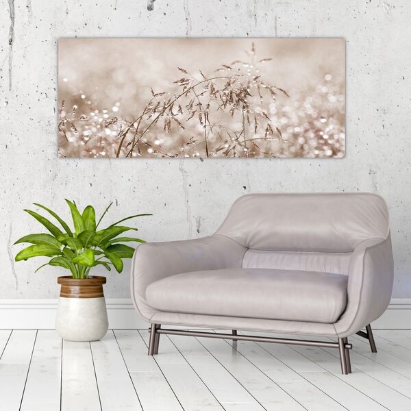 Slika - Livada u smeđim tonovima (120x50 cm)