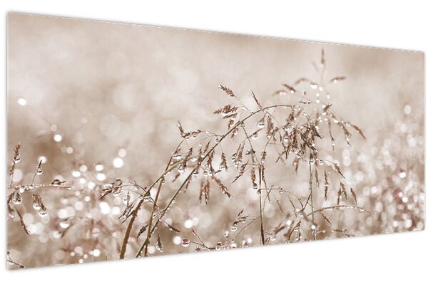 Slika - Livada u smeđim tonovima (120x50 cm)
