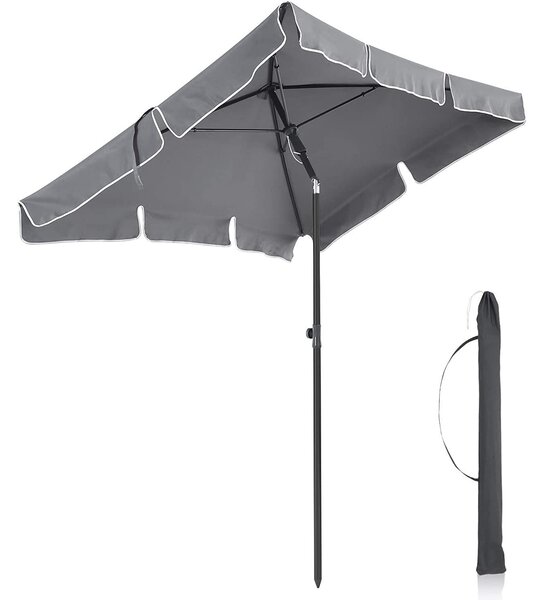 Pravokutni balkonski suncobran 1,8 x 1,25 m, UPF 50+ zaštita