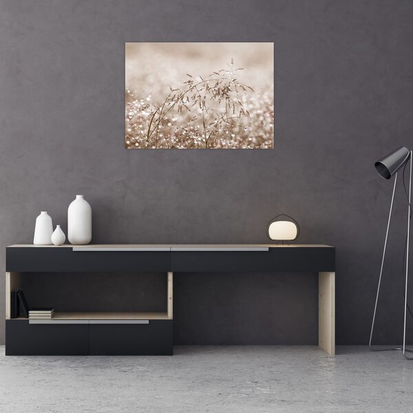 Slika - Livada u smeđim tonovima (70x50 cm)