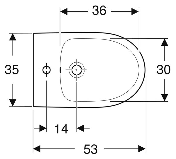 GEBERIT Selnova bide 500.264.01.1