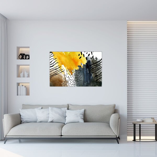 Slika - Apstraktni akvarel (90x60 cm)